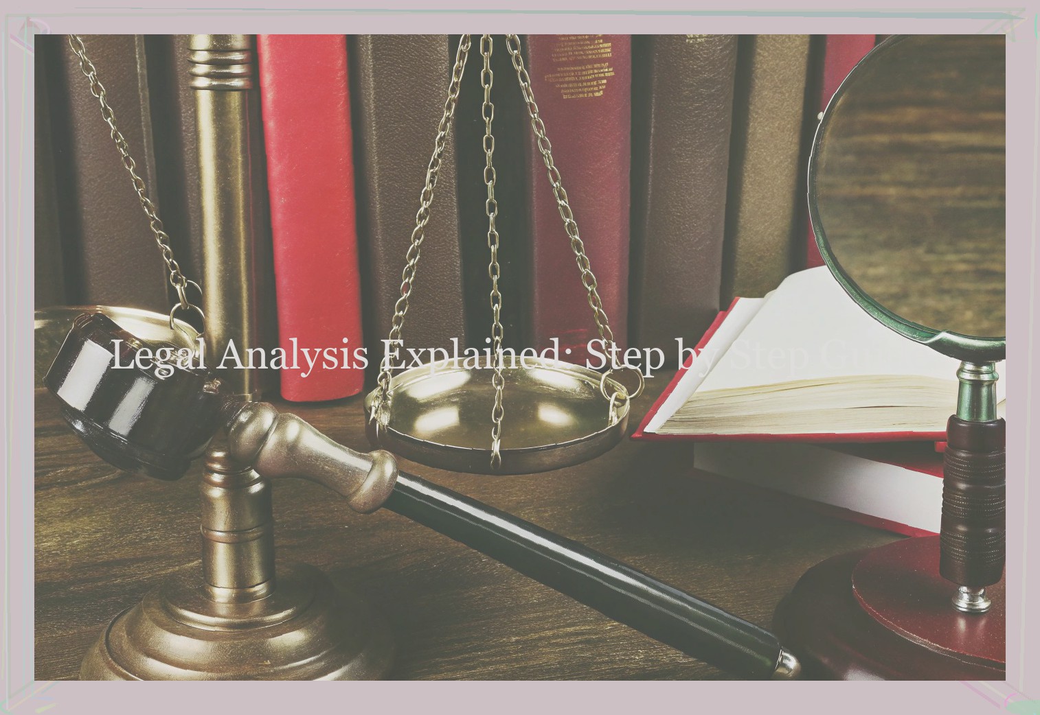 Legal Analysis Explained: Step by Step Guide